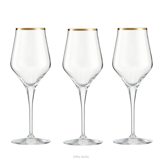 kieliszki kryształowe do wina białego 