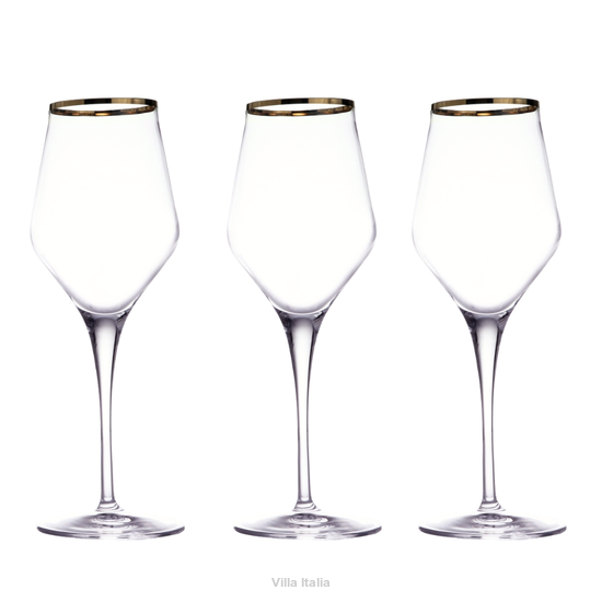 kieliszki kryształowe do wina białego 