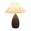 Lampa stołowa z szarą porcelanową podstawą 42 cm PLAZZA 1