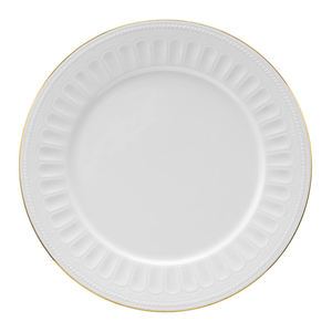 Talerz płytki porcelanowy złota linia 27 cm MESYNA GOLD