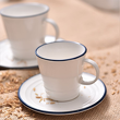 Serwis obiadowo kawowy porcelanowy na 12 osób NOSTALGIA 25