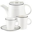 Serwis obiadowo kawowy porcelanowy na 12 osób NOSTALGIA 16