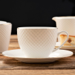 Spodek pod filiżankę porcelanowy 16,5 cm BARI GOLD 4