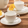 Spodek pod filiżankę porcelanowy 16,5 cm BARI GOLD 2