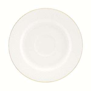 Spodek pod filiżankę porcelanowy 16,5 cm BARI GOLD