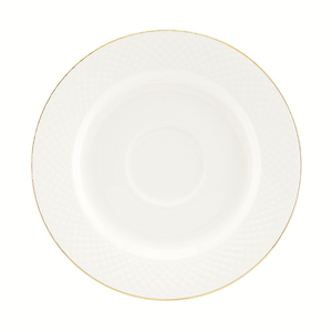 Spodek pod filiżankę porcelanowy 16,5 cm BARI GOLD