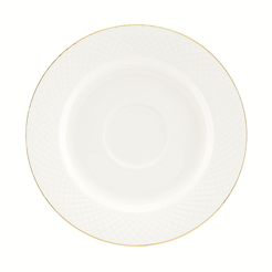 Spodek pod filiżankę porcelanowy 16,5 cm BARI GOLD