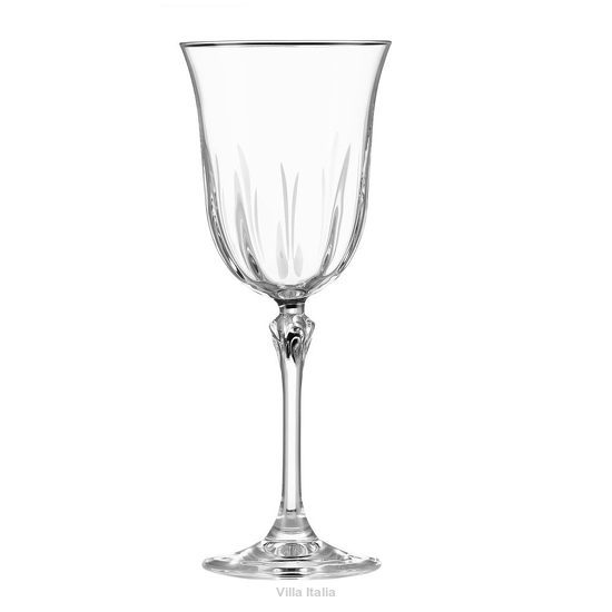 Elegancki kieliszek do wina ze szkła kryształowego