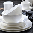 Komplet filiżanek porcelanowych 250 ml 6 sztuk ROMA white 6