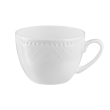 Komplet filiżanek porcelanowych 250 ml 6 sztuk ROMA white 1