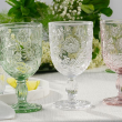 Kieliszki do wody różowe 280 ml 6 sztuk MERIDA 7