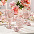 Kieliszki do wody różowe 280 ml 6 sztuk MERIDA 3