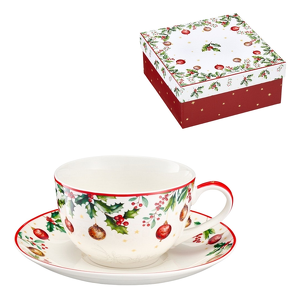 Filiżanka świąteczna na prezent porcelanowa 260 ml LAPONIA