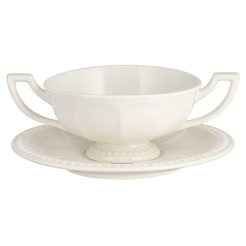 Bulionówka ze spodkiem 200 ml VENICE WHITE