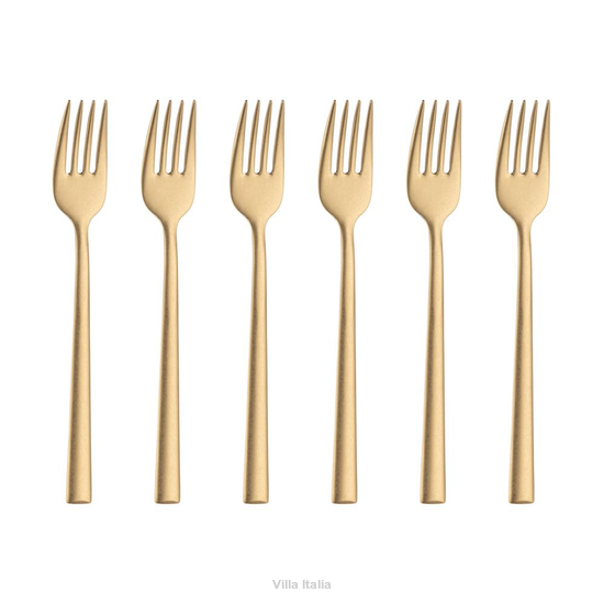 widelczyki do ciasta złote 6 sztuk