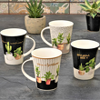 Zestaw kubków porcelanowych 350 ml 4 sztuki GARDENIC 1