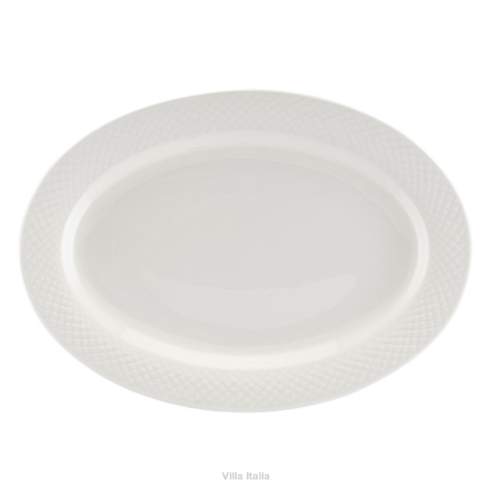 Półmisek owalny porcelanowy 31 cm BARI WHITE