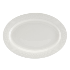 Półmisek owalny porcelanowy 31 cm BARI WHITE