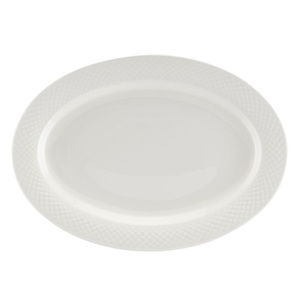 Półmisek owalny porcelanowy 31 cm BARI WHITE