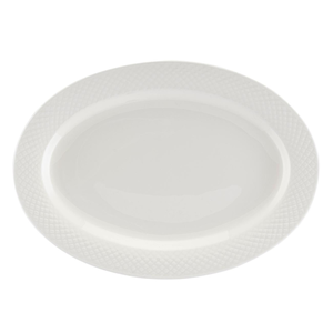 Półmisek owalny porcelanowy 31 cm BARI WHITE