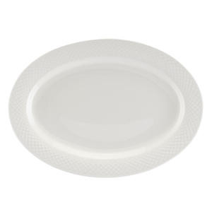 Półmisek do mięs i wędlin z białej porcelany kostnej