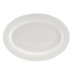 Półmisek owalny porcelanowy 31 cm BARI WHITE