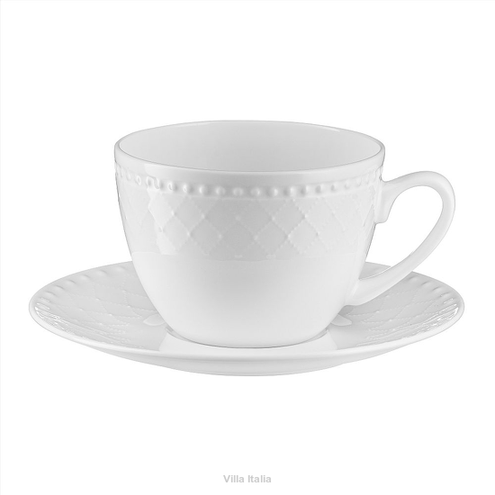 elegancka filiżanka do kawy porcelanowa ze spodkiem