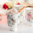 Filiżanka do herbaty porcelanowa 200 ml ze spodkiem CHARLOTTE 10