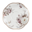 ekskluzywny spodek w kwiaty porcelanowy