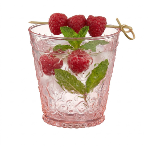 Szklanka różowa 250 ml DELIE