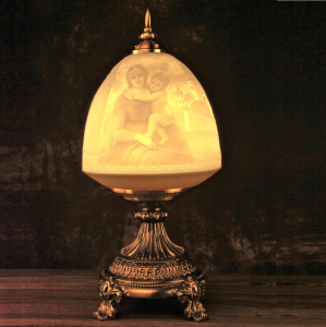 Lampa porcelanowa 40 cm Madonna