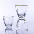 Szklanka kryształowa złota linia 320 ml DESIRE Gold 6