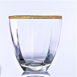 Szklanka kryształowa złota linia 320 ml DESIRE Gold 1