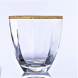 Szklanka kryształowa złota linia 320 ml DESIRE Gold 3