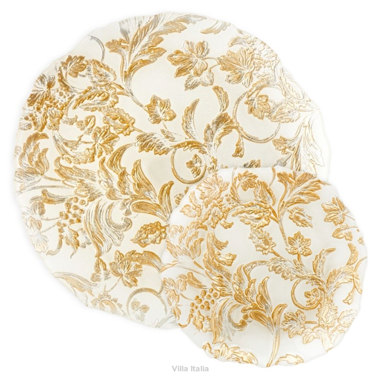 Zestaw do ciasta szklany na 6 osób FLORALIS