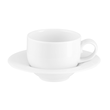 Spodek pod filiżankę lub kubek porcelanowy 14 cm PLUS biały 6