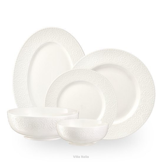 Serwis obiadowy na 6 osób porcelanowy FLORENTINA