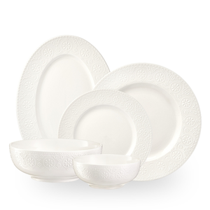 Serwis obiadowy na 6 osób porcelanowy FLORENTINA