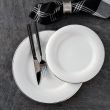 Serwis obiadowy na 12 osób porcelanowy PLUS PLATIN 2