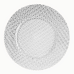 Talerz do ciasta szklany 34 cm DIAMOND