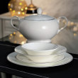 Półmisek owalny porcelanowy 28 cm BIANCA 5
