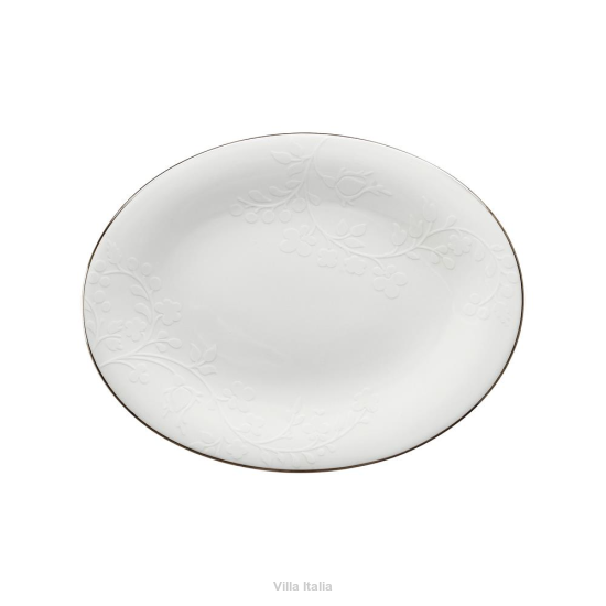 Półmisek owalny porcelanowy 28 cm BIANCA