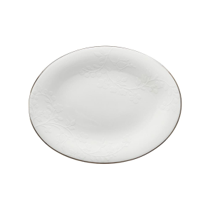 Półmisek owalny porcelanowy 28 cm BIANCA