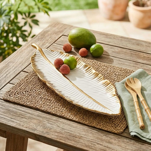 Półmisek ceramiczny na ciasto przekąski 37cm UNICO