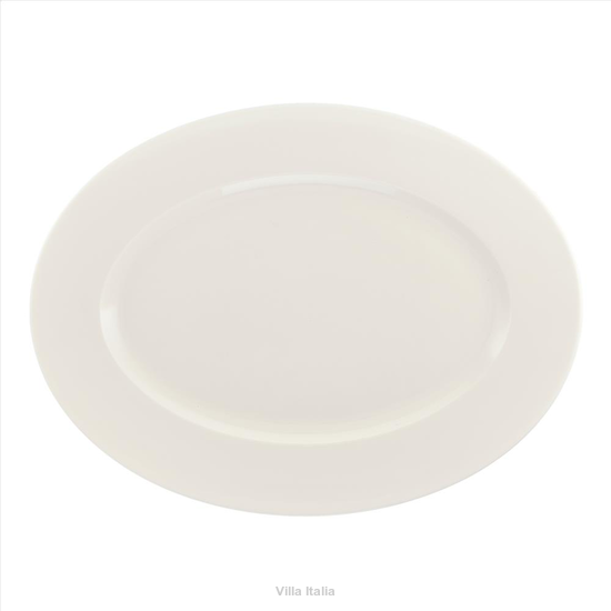 półmisek z ceramiki szlachetnej bez zdobień