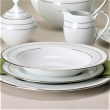 Półmisek owalny porcelanowy z platyną 34 cm NELLY  2