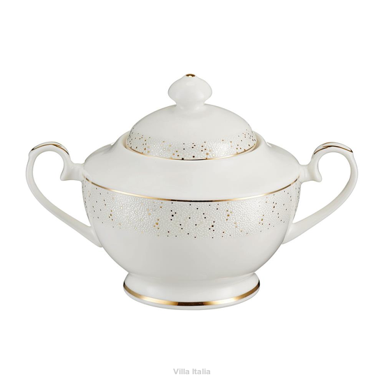 elegancka cukiernica porcelanowa na stół