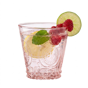 Szklanka różowa 250 ml SUMMER