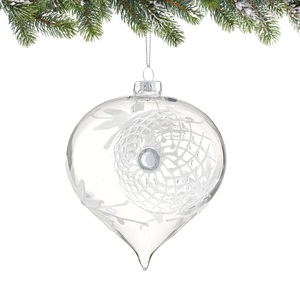 Bombka szklana przezroczysta REFLEKTOR 11 cm