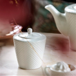 Serwis kawowy porcelanowy na 6 osób BARI WHITE 5
